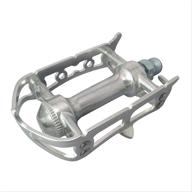 🚴 mks sylvan road pedals silver: durable 9/16 inch cycling pedals logo