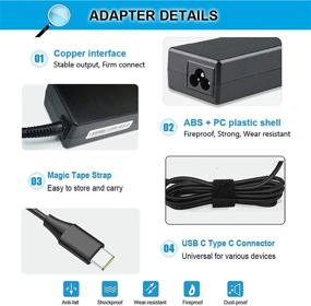 img 2 attached to Charger Adapter Chromebook CB5 312 CB5 312T