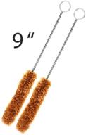 🧹 mckay 9-inch length multi-purpose extra soft round wire brush: ideal for car wash polishing - 1-inch width - perfect for cleaning vents, radiators, automotive wheels, trim & interior (2 pack) logo