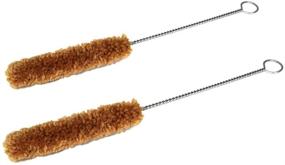 img 1 attached to 🧹 McKay 9-Inch Length Multi-Purpose Extra Soft Round Wire Brush: Ideal for Car Wash Polishing - 1-Inch Width - Perfect for Cleaning Vents, Radiators, Automotive Wheels, Trim & Interior (2 Pack)