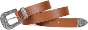 img 2 attached to Vintage Western Cowgirl Women's Accessories: Women's Western Belts