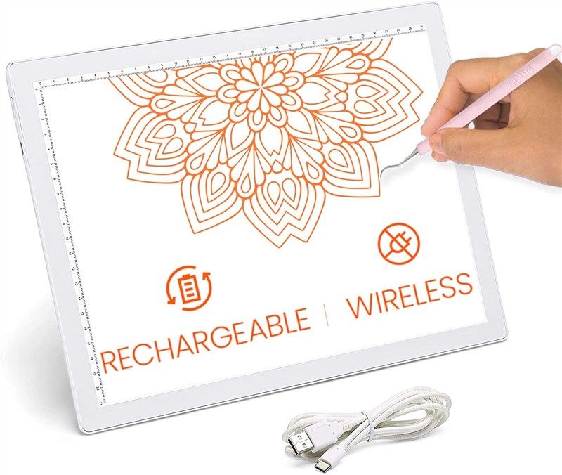  iVyne Rechargeable A4 Light Pad for Tracing & Weeding