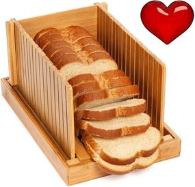 img 4 attached to 🍞 Soltans Kitchen Bread Slicers: Ultimate Guide for Homemade Bread with Crumb Catcher, Recipe Ebook, Convenient Loaf Slicer, Time-Saving Cutting Guide, No Mess Antique Bread Slicing Aid