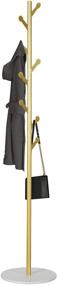 img 4 attached to 💡 67-inch Independent Coat Rack Stand with 8 Hooks, Stable Marble Round Base Shelf for Coats, Hats, Handbags, Jackets - Perfect for Entrance, Corridor, Bedroom, Office Shelf - ZYWH Coat Rack