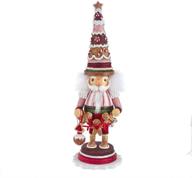 🎄 kurt s. adler 17.5-inch hollywood gingerbread tree hat nutcracker, multi: a festive holiday delight! логотип