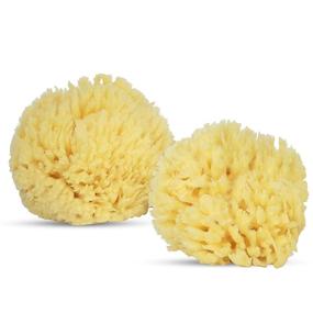 img 2 attached to 🛁 Baby Buddy Premium Sea Wool Sponge - Ultra Soft Natural Bath Sponge for Tender Baby Skin (4in) - Biodegradable, 2 Pack