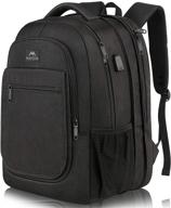 enhanced expandable backpack for 🎒 business professionals with laptop resistant design логотип