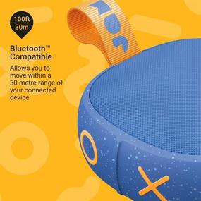 img 3 attached to 🚿 8 Hour Playtime Hang Up Shower Bluetooth Speaker - Waterproof, Dust-Proof, Drop-Proof IP67 Rating, Built-in Speakerphone, Aux-In Port, Integrated USB - JAM Audio Blue