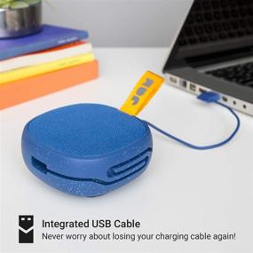 img 1 attached to 🚿 8 Hour Playtime Hang Up Shower Bluetooth Speaker - Waterproof, Dust-Proof, Drop-Proof IP67 Rating, Built-in Speakerphone, Aux-In Port, Integrated USB - JAM Audio Blue