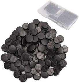 img 4 attached to 🔲 300pcs Black Buckle Plastic Button Accessories, Premium Buttons in 3 Sizes – Ideal for Back Piece, Shoe Charms for Kids, Wristband Jewelry – SEWPASAM Factory DIY Jewelry (10mm/12mm/13mm)