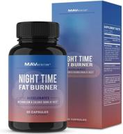 💤 mav nutrition night time weight loss pills for women & men - fat burner, sleep aid, appetite suppressant, metabolism boost, carb blocker - 60 count logo