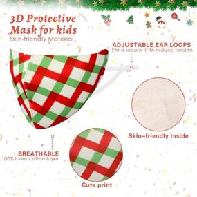 img 1 attached to 🎄 DECOMEN Christmas Reusable Pollution Protection Boys' Accessories: Cold Weather Must-Haves!