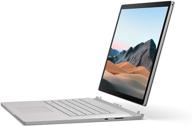 💻 microsoft surface book 3 - 15&#34; touch-screen - 10th gen intel core i7 - 16gb memory - 256gb ssd (latest model) - platinum - full review & features logo