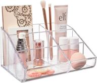 💄 organize your makeup with the stori clear plastic 6-compartment vanity makeup organizer logo