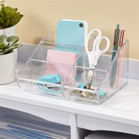 img 1 attached to 💄 Organize Your Makeup with the STORi Clear Plastic 6-Compartment Vanity Makeup Organizer