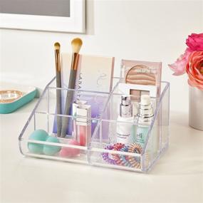 img 2 attached to 💄 Organize Your Makeup with the STORi Clear Plastic 6-Compartment Vanity Makeup Organizer