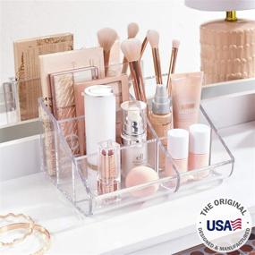 img 3 attached to 💄 Organize Your Makeup with the STORi Clear Plastic 6-Compartment Vanity Makeup Organizer