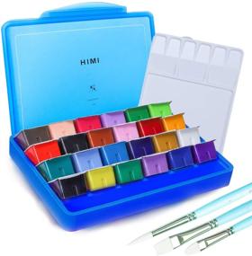 img 4 attached to 🎨 18-Piece Gouache Case: Ultimate Painting, Drawing & Art Supplies Kit