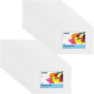 🎨 fixsmith canvas panels 24 pack - 5 x 7 inch painting canvas panel boards - primed 100% cotton canvases - super value pack - artist canvas board for acrylic, oil & tempera painting logo