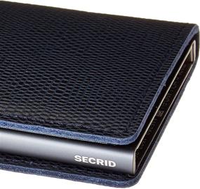 img 2 attached to Secrid Men's Genuine Leather RFID Slim Wallet Card Case - Holds Up to 12 Cards