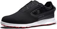 footjoy mens superlites golf black men's shoes logo