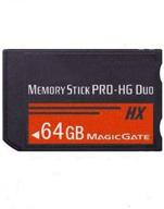 оптимизированная оригинальная флеш-память 64 гб memory stick pro-hg duo ms-hx64a для psp 1000 2000 3000 - улучшенная карта аксессуаров с повышенной скоростью логотип