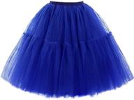 👗 dark gray layered princess petticoat for women's clothing and skirts by folobe logo