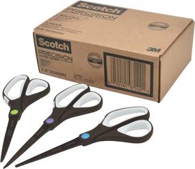 img 4 attached to ✂️ Scotch Precision Non Stick Scissors 1468 3AMZ Sewing: The Ultimate Tool for Seamstresses and Crafters