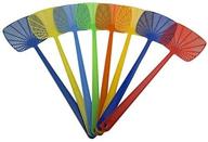 adorox plastic fly swatters (3-piece set) - vibrant assorted colors for effective pest control logo