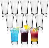 🥃 ruckae clear shot glass set: 2-ounce heavy base shot glasses, set of 12 – cone shaped for your drinking delight! logo