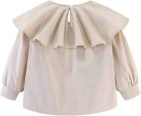 img 3 attached to Mud Kingdom Little Blouse Ruffle Girls' Clothing