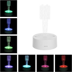 img 3 attached to Kpop NCT 127, NCT U & NCT Dream 7 Colors LED Night Light USB Acrylic Home Room Decor" can be translated into Russian as: "Светильник с 7-ю цветами в стиле Kpop NCT 127, NCT U & NCT Dream с USB и декором для домашней комнаты из акрила