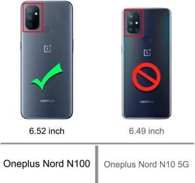 img 3 attached to 📱 NZND OnePlus Nord N100 Case with [Built-in Screen Protector], Full-Body Protective Shockproof Rugged Bumper Cover, Impact-Resistant Durable Phone Case (Glitter Aqua/Purple)