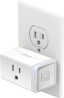 🔌 kasa smart plug mini with energy monitoring - ultimate smart home wi-fi outlet works with alexa, google home & ifttt, simple wi-fi setup, no hub required (kp115), white логотип