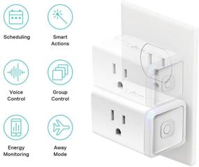 img 3 attached to 🔌 Kasa Smart Plug Mini with Energy Monitoring - Ultimate Smart Home Wi-Fi Outlet Works with Alexa, Google Home & IFTTT, Simple Wi-Fi Setup, No Hub Required (KP115), White