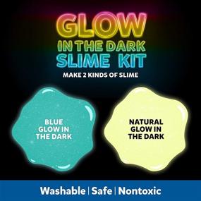 img 2 attached to Experience the Enchanting Fun with Elmer's Glow-in-the-Dark Slime Kit (2062242)