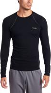 columbia baselayer heavyweight sleeve black men's clothing logo