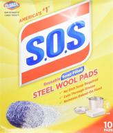 🧽 s.o.s steel wool soap pads (20 pads, 2 packs) - versatile cleaning tool for tough stains and grease logo
