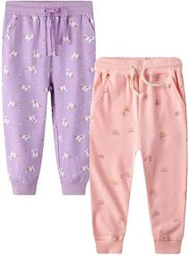 img 3 attached to 👶 Boys' Toddler Joggers Sweatpants: Stylish Playwear Trousers for Little Ones