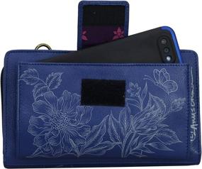 img 1 attached to 👜 Stylish Anuschka Handbags Phone Crossbody Wallet - Perfect Women's Handbags & Wallets Combo!