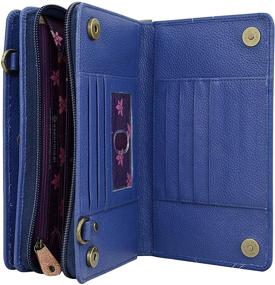 img 3 attached to 👜 Stylish Anuschka Handbags Phone Crossbody Wallet - Perfect Women's Handbags & Wallets Combo!