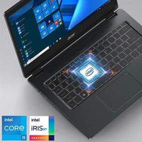 img 3 attached to 🔥 Acer TravelMate P4 Thin & Light Business Laptop, 14.0" Full HD, Intel Core i5-1135G7, 8GB DDR4, 512GB NVMe SSD, Thunderbolt 4, Intel Wi-Fi 6, Mil-Spec, Fingerprint Reader, Windows 10 Pro, TMP414-51-506U