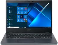 🔥 ноутбук для бизнеса acer travelmate p4 тонкий и лёгкий, 14.0" full hd, intel core i5-1135g7, 8gb ddr4, 512gb nvme ssd, thunderbolt 4, intel wi-fi 6, стандарт mil-std, сканер отпечатков пальцев, windows 10 pro, модель tmp414-51-506u. логотип