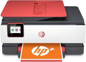img 4 attached to 🖨️ HP OfficeJet Pro 8035e Wireless Color All-in-One Printer (Coral) with up to 12 months Instant Ink and HP+ Features (1L0H8A)