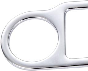 img 2 attached to 🏍️ Enhance Your Harley Davidson Street Electra Glide with a Chrome Stereo Accent Trim Ring - Fits 1986-2013 Touring Models!