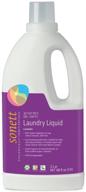 🌿 sonett organic laundry liquid detergent lavender: certified organic and gentle on all textiles (1 count) logo