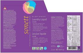 img 2 attached to 🌿 Sonett Organic Laundry Liquid Detergent Lavender: Certified Organic and Gentle on all Textiles (1 Count)