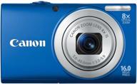 📷 canon powershot a4000is 16.0 mp digital camera with 8x optical image stabilized zoom, 28mm wide-angle lens, 720p hd video recording, 3.0-inch lcd (blue) - improved seo-friendly version (old model) logo