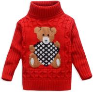 vifuur turtleneck sweater girls christmas logo