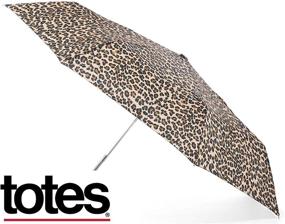 img 3 attached to Totes NeverWet Technology Leopard Umbrella